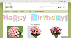 Desktop Screenshot of flowerstosaudiarabia.com